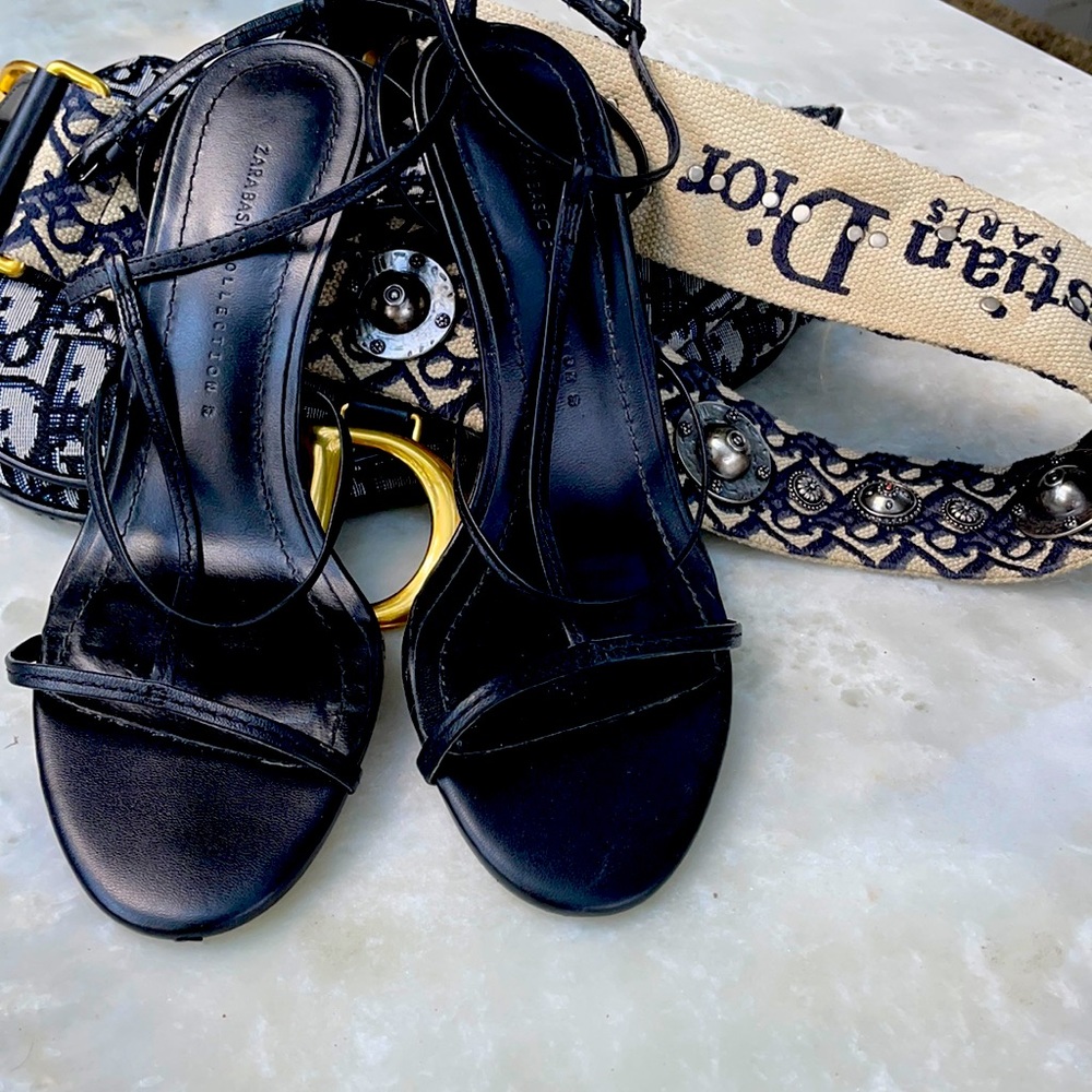 Zara SOLD OUT strappy minimalist heels - Picture 5 of 9